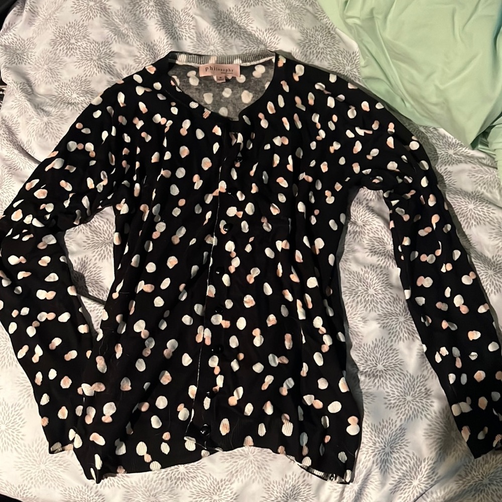 Philosophy Cardigan Size M
